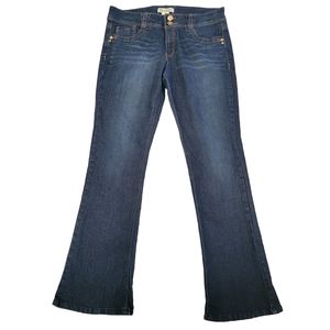 Democracy Women's Boot Cut Jeans - Dark Blue